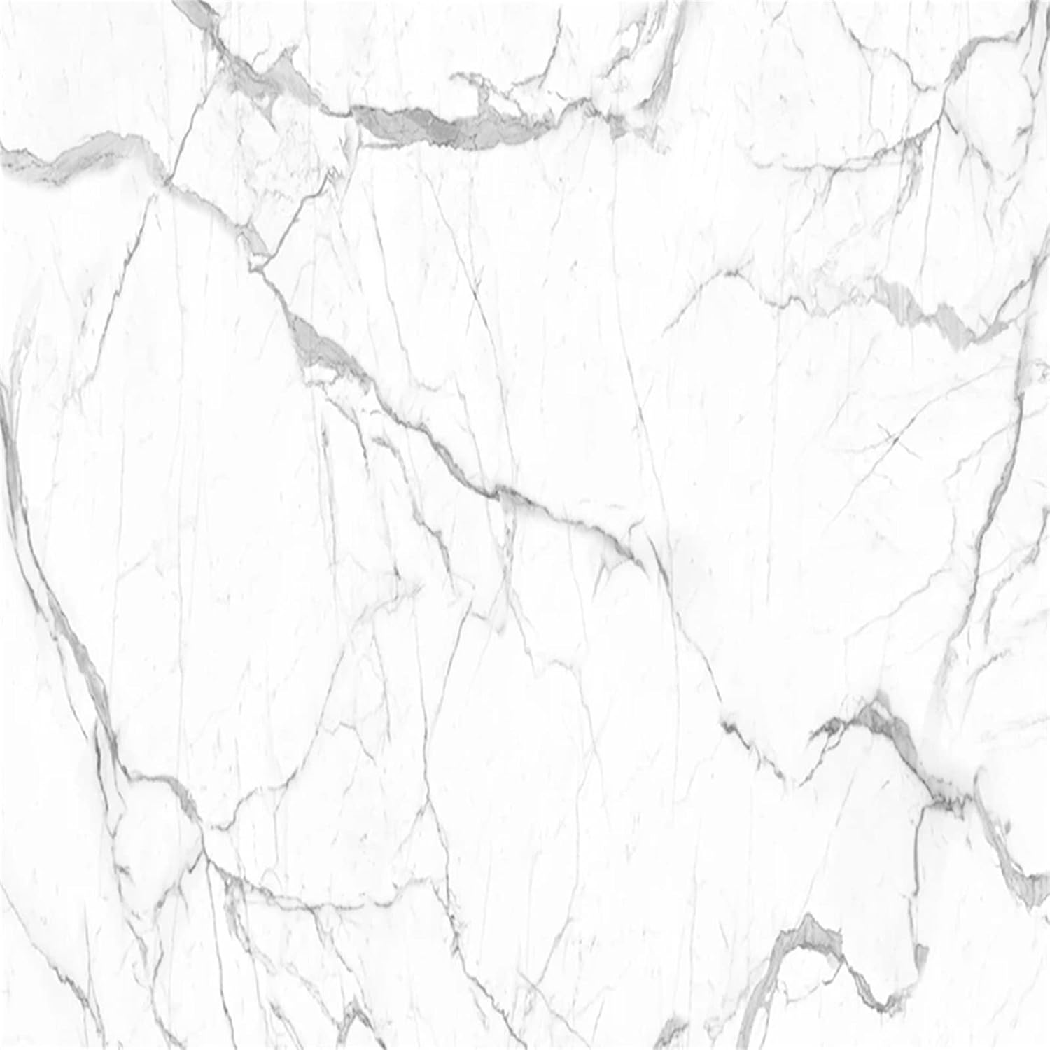Mural 3D de mármol abstracto blanco con lineart, papel tapiz minimalista europeo, calcomanías de pared suaves sin grasa para la pared del sofá de la