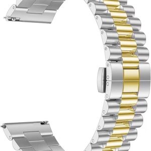 YANLITIAN – Correa de metal compatible con Samsung Galaxy Watch 4 3 1.614 in 1.772 in, pulsera S3 de 1.654 in 1.811 in, Active 2 Gear 2 Gear 0.787 YANLITIAN – Correa de metal compatible con Samsung Galaxy Watch 4 3 1.614 in 1.772 in, pulsera S3 de 1.654 in 1.811 in, Active 2 Gear 2 Gear 0.787
