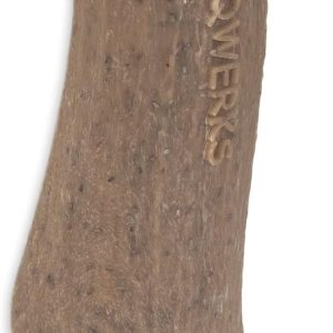Pet Qwerks Real Wood Antler BarkBone – Juguetes duraderos para perros para masticadores moderados y ligeros, sabor a queso ahumado, 6 pulgadas Pet Qwerks Real Wood Antler BarkBone – Juguetes duraderos para perros para masticadores moderados y ligeros, sabor a queso ahumado, 6 pulgadas
