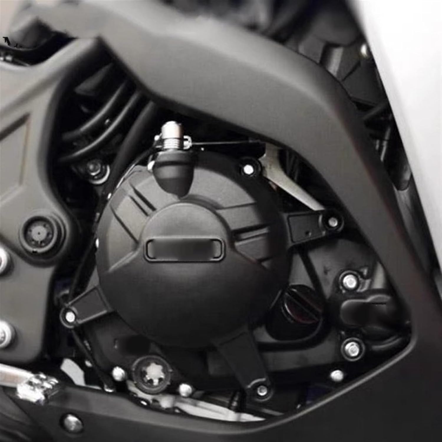 Funda de cubierta de motor para Yamaha YZF-R3 YZFR3 2015-2018 R25 2014-2017 R125 2014 MT-03 2016-2022 Protector de protección de motor Protector de