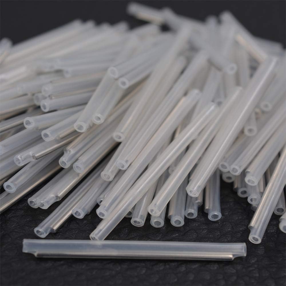 1200 fundas de empalme de fibra óptica de alta calidad (0.102 in x 2.362 in) – Tubo termorretráctil – Acero inoxidable 304 – Protección mejorada de