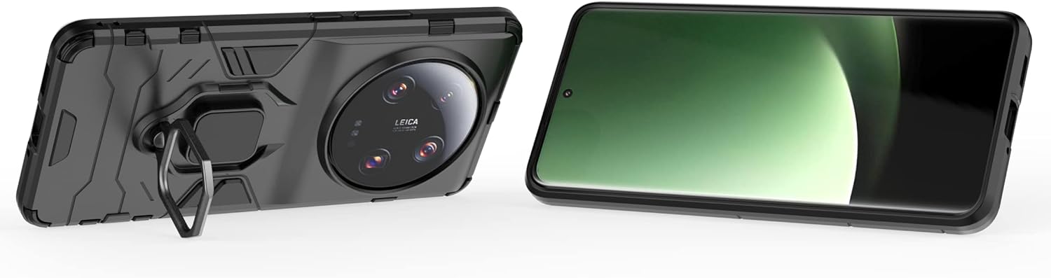Funda para Xiaomi 13 Ultra Caso,Soporte de montaje magnético para coche Carcasa para Xiaomi Mi 13 Ultra 5G Case Negro