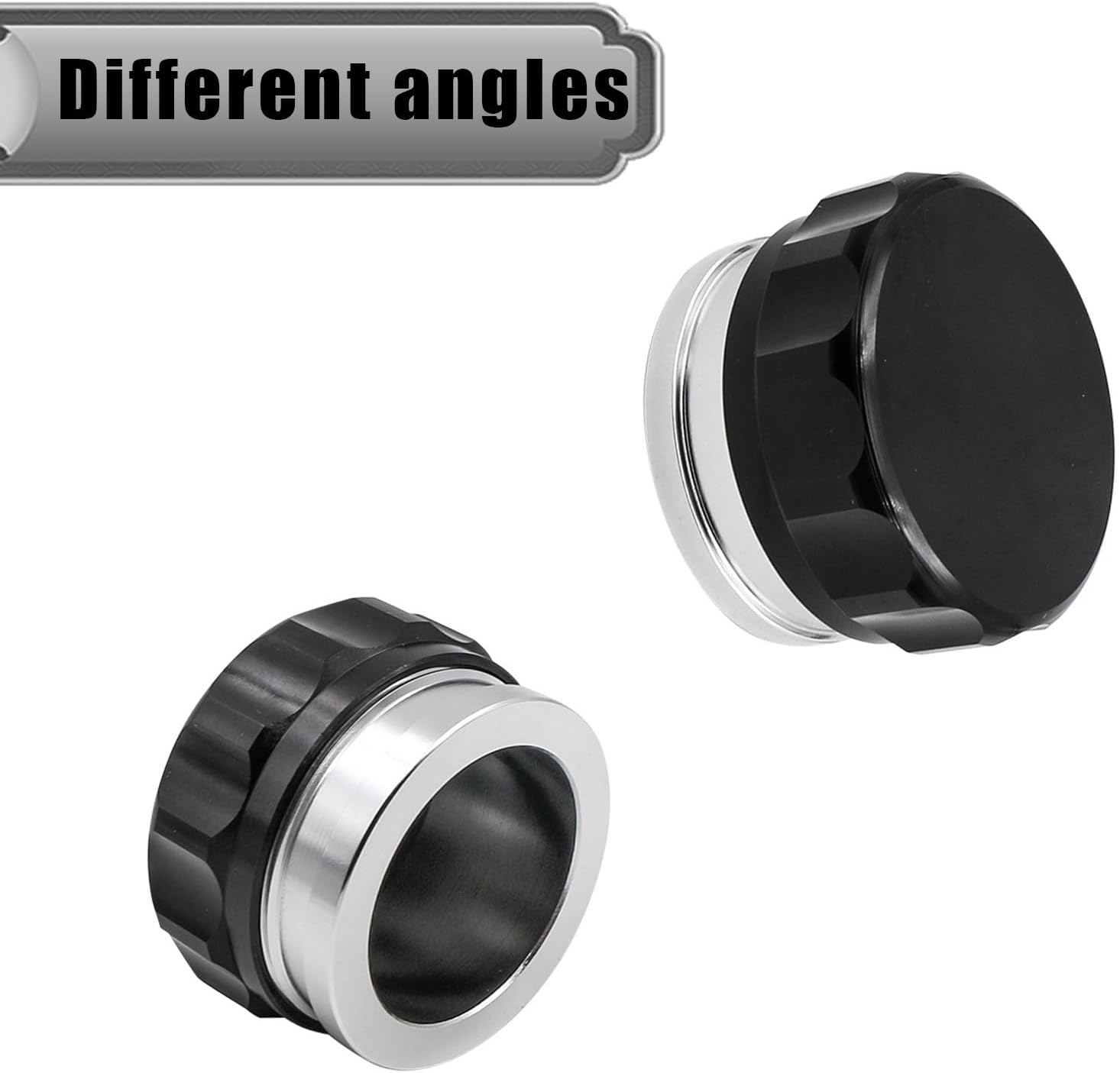ZKFAR 1 tapón modificado para llenado de aceite de motor para automóvil, cubierta de tanque de agua de metal impermeable de 2 pulgadas, tapas de