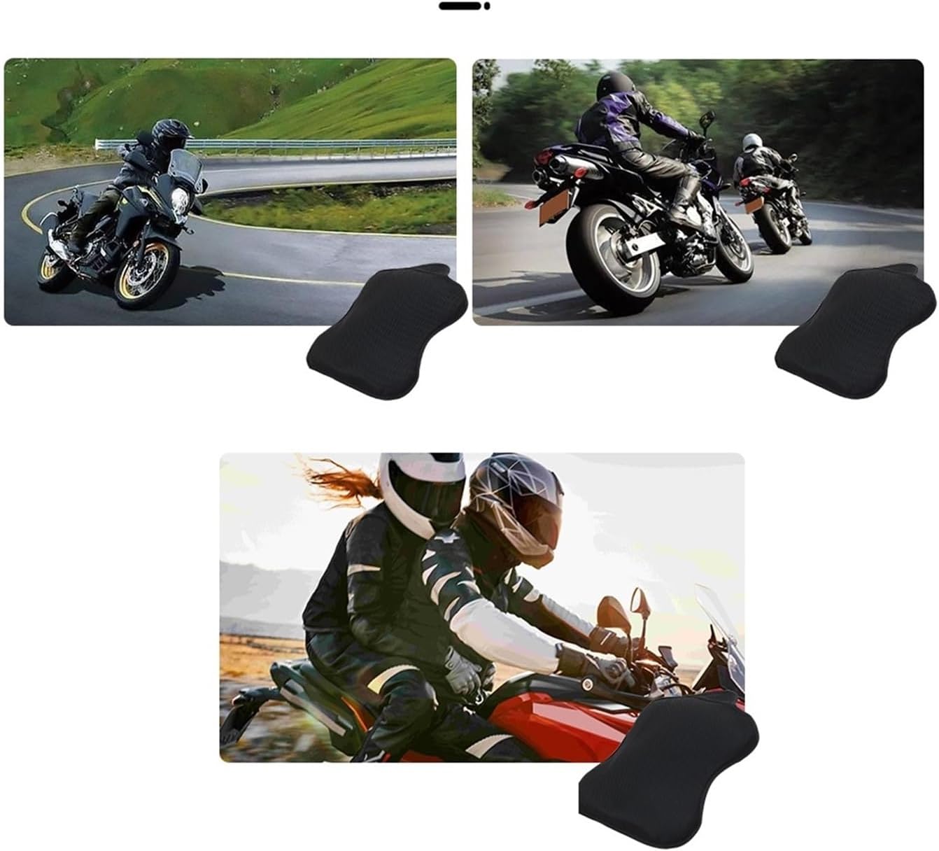 Cojín de asiento de motocicleta para Kawasaki Z650 Z700 Z800 Z900 Z900RS Accesorios de motocicleta Funda de cojín de gel transpirable para alivio de
