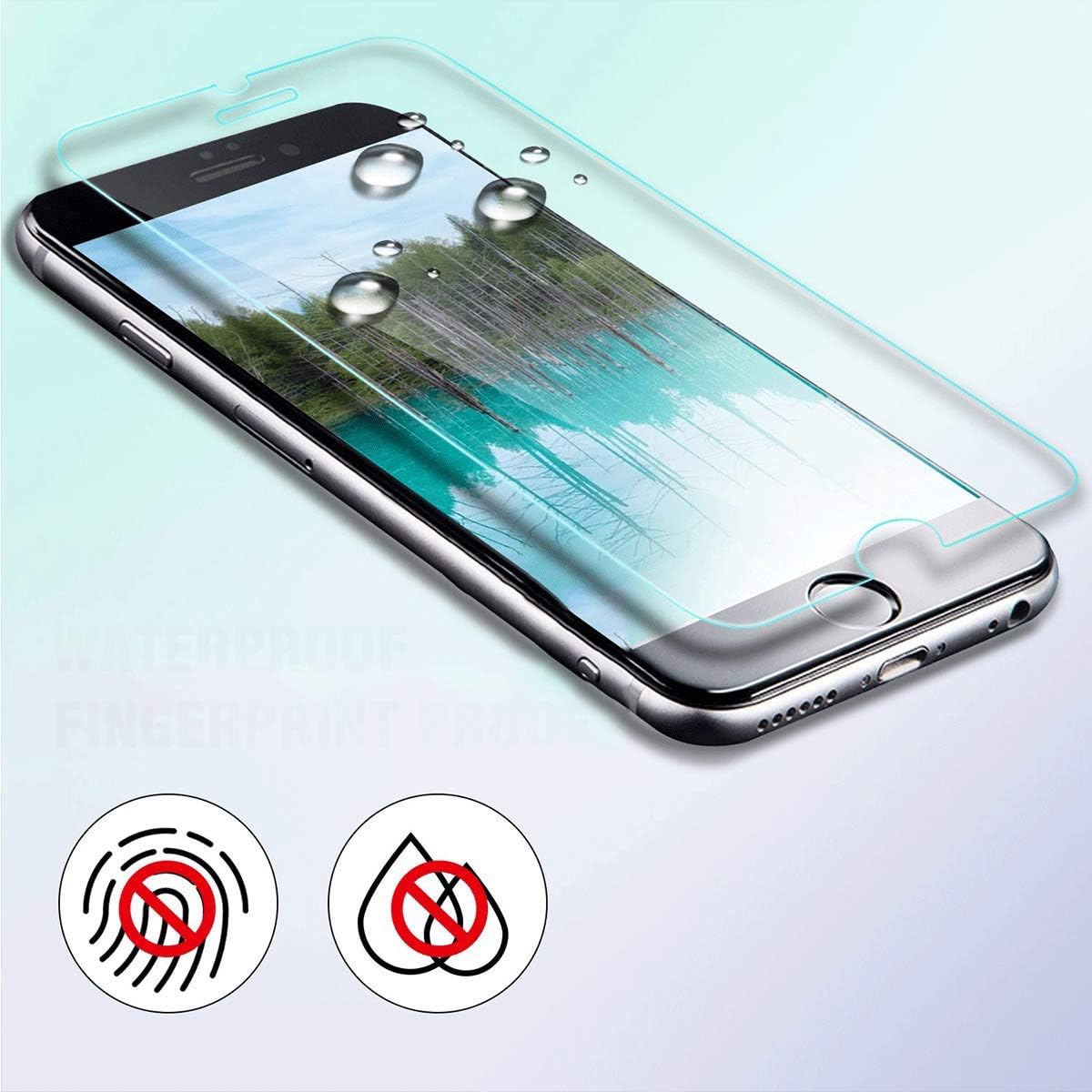 LMLQSZ Black + Transparent Cover for Honor X7 + 2 Pack HD Tempered Glass, Silicone Shell TPU Protective Back Case – Scratch Screen Protector for