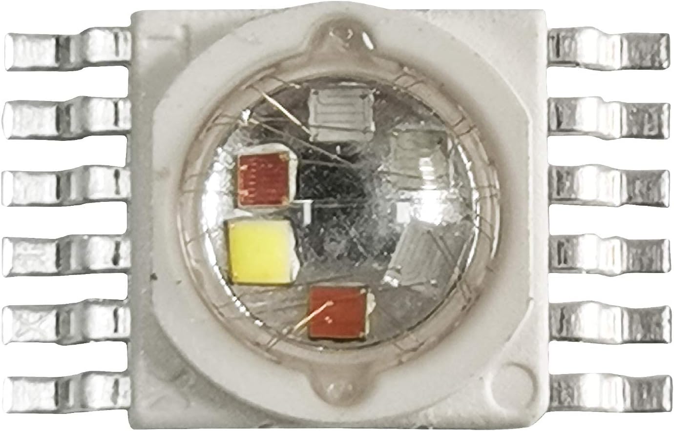 Paquete de 20 cuentas LED RGBWA+UV 6IN1 de 15 W, chip LED, bombilla LED para luces LED de escenario