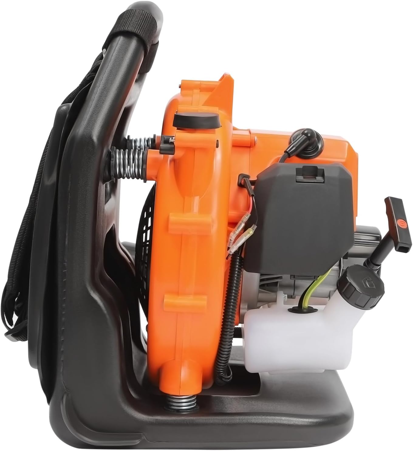 Soplador de hojas de mochila, soplador de hojas de gas de 2 ciclos de 42.7 cc para el cuidado del césped, sopladores de hojas inalámbricos a gas,