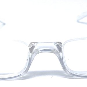 The Parker – Lentes de lectura rectangulares de medio marco, lectores unisex sin montura + 1.25 transparente The Parker – Lentes de lectura rectangulares de medio marco, lectores unisex sin montura + 1.25 transparente