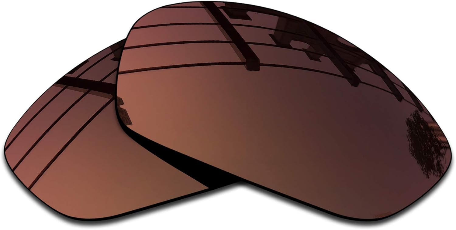 Lentes de repuesto de espejo polarizado prémium y kit de goma para gafas de sol Oakley Juliet