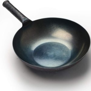 ZhenSanHuan – Wok de hierro martillado a mano, parte inferior plana por inducción (mango de hierro de 12.6 in) ZhenSanHuan – Wok de hierro martillado a mano, parte inferior plana por inducción (mango de hierro de 12.6 in)