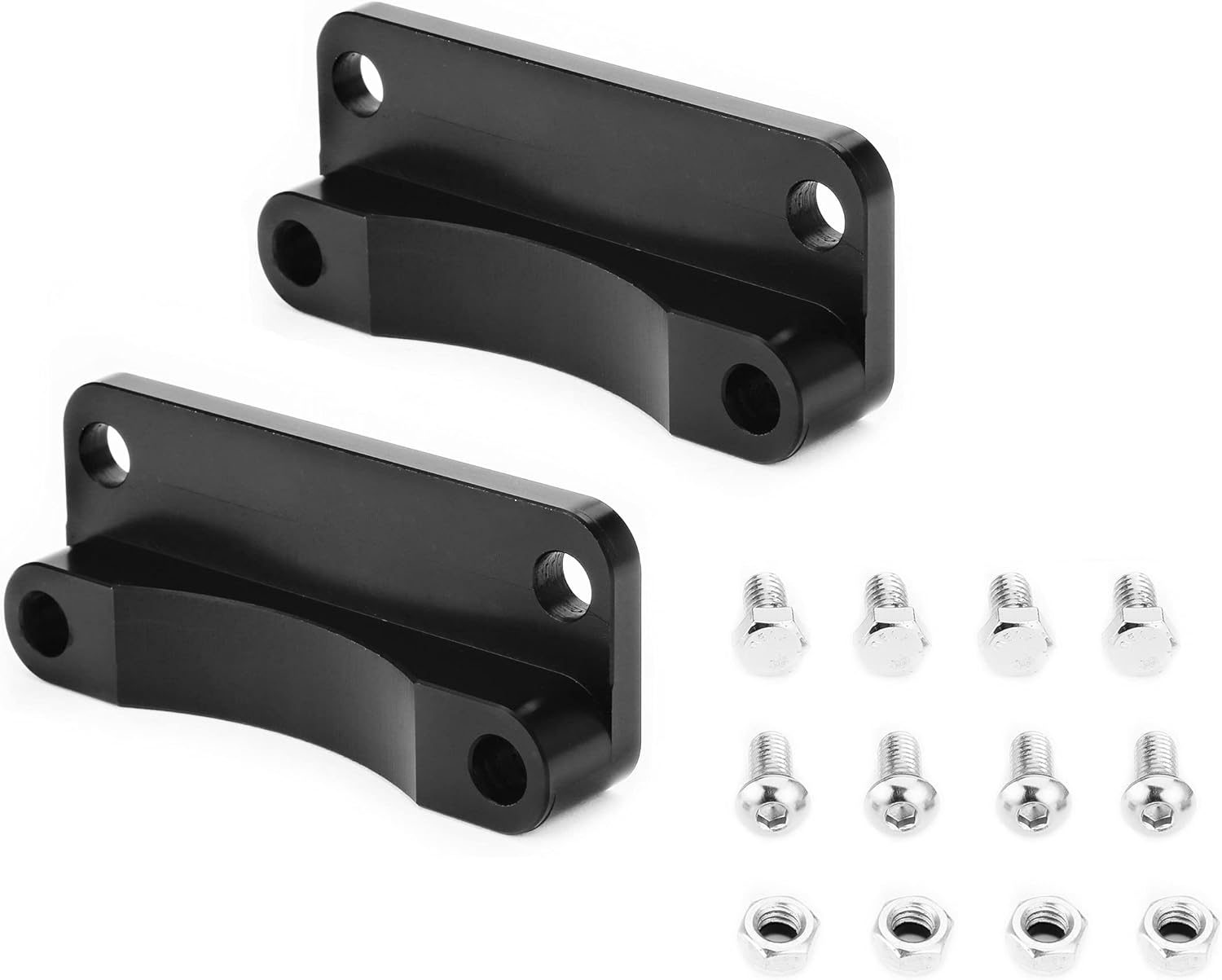 Elevadores de guardabarros delanteros Adaptador de guardabarros central de agujero de 3 pulgadas para FLHR 1993-2013 FLHT 1995-2010 FLHTCU 1993-2013