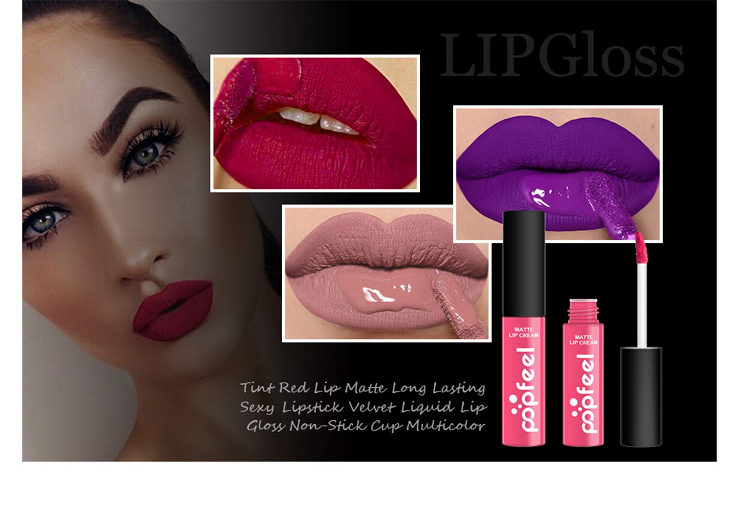 Joyeee Juego de regalo de maquillaje todo en uno, kit de maquillaje de viaje, paquete completo de maquillaje para principiantes, lápiz labial,