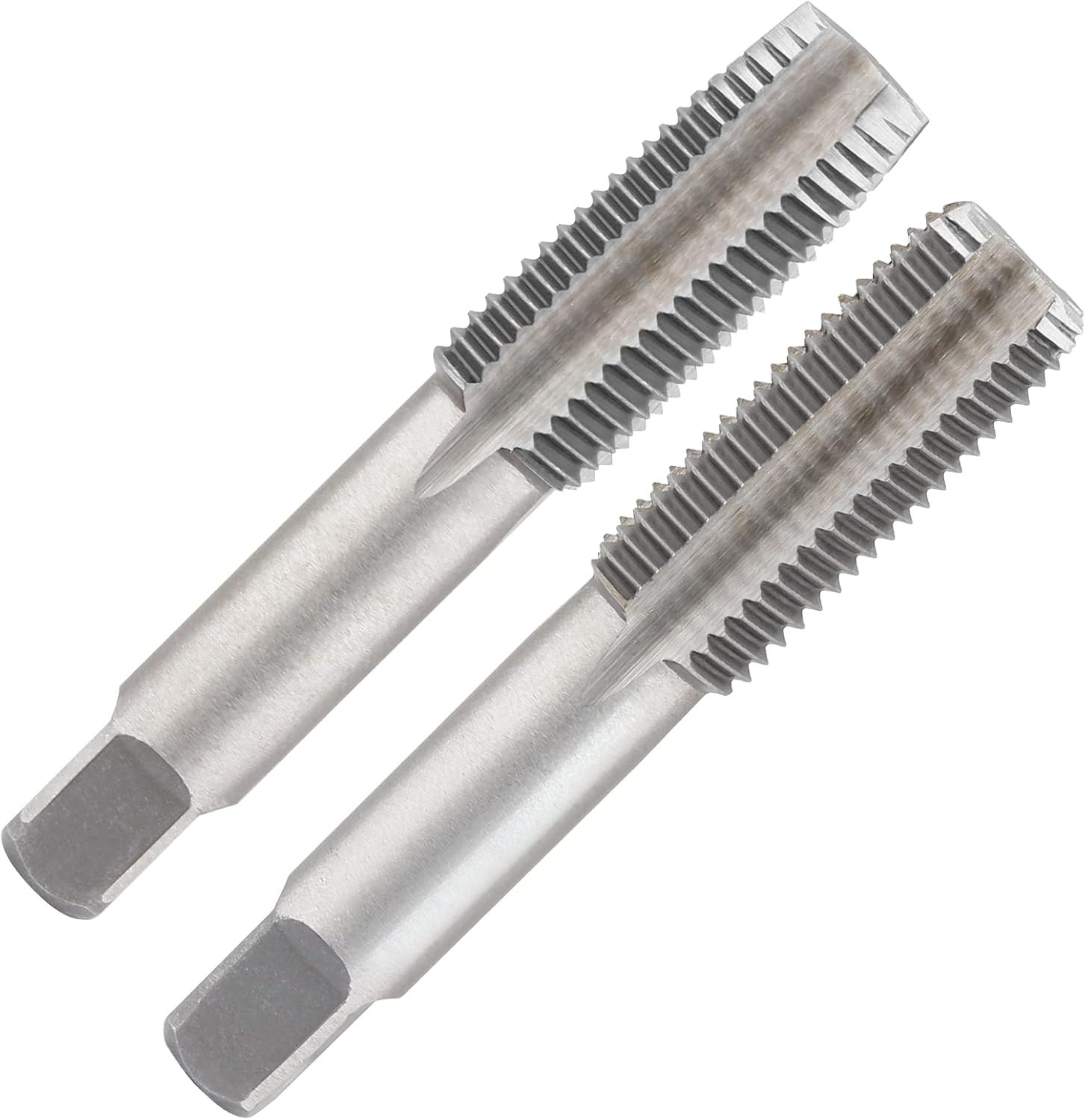 2 piezas M18x1.5 Tap, M18 rosca métrica M18 herramienta de roscado a mano derecha, roscas HSS (M18 x 1.5, Taper & Plug Tap)