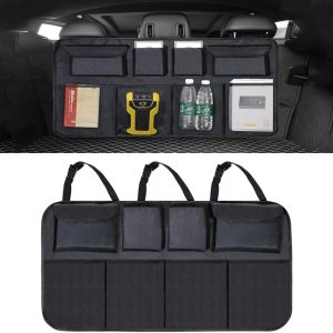 LIYISHUO Organizador universal para maletero de automóvil, organizador colgante para asiento trasero, organizador de almacenamiento de automóvil con LIYISHUO Organizador universal para maletero de automóvil, organizador colgante para asiento trasero, organizador de almacenamiento de automóvil con