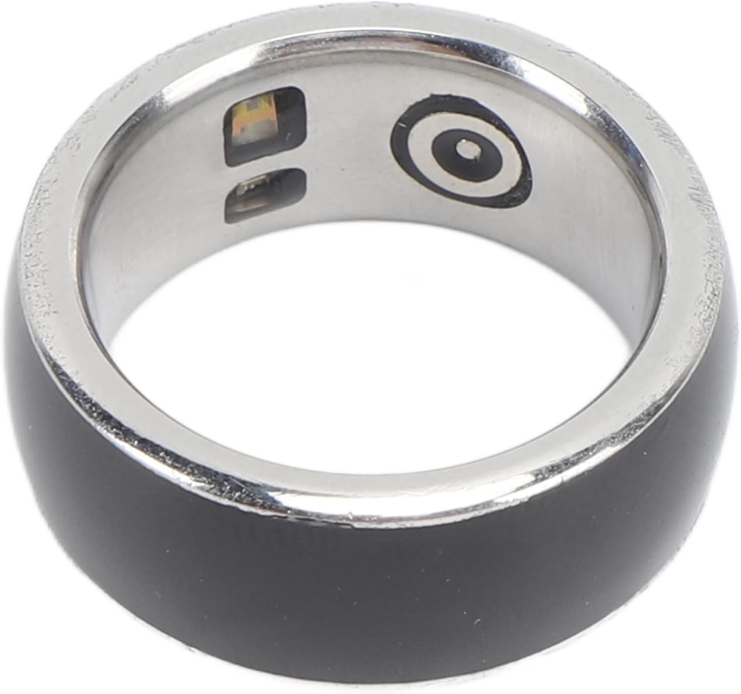 Anillo de salud, de acero inoxidable, portátil, Bluetooth, para dedo, rastreador de salud, impermeable, recargable, monitor de oxígeno en sangre,