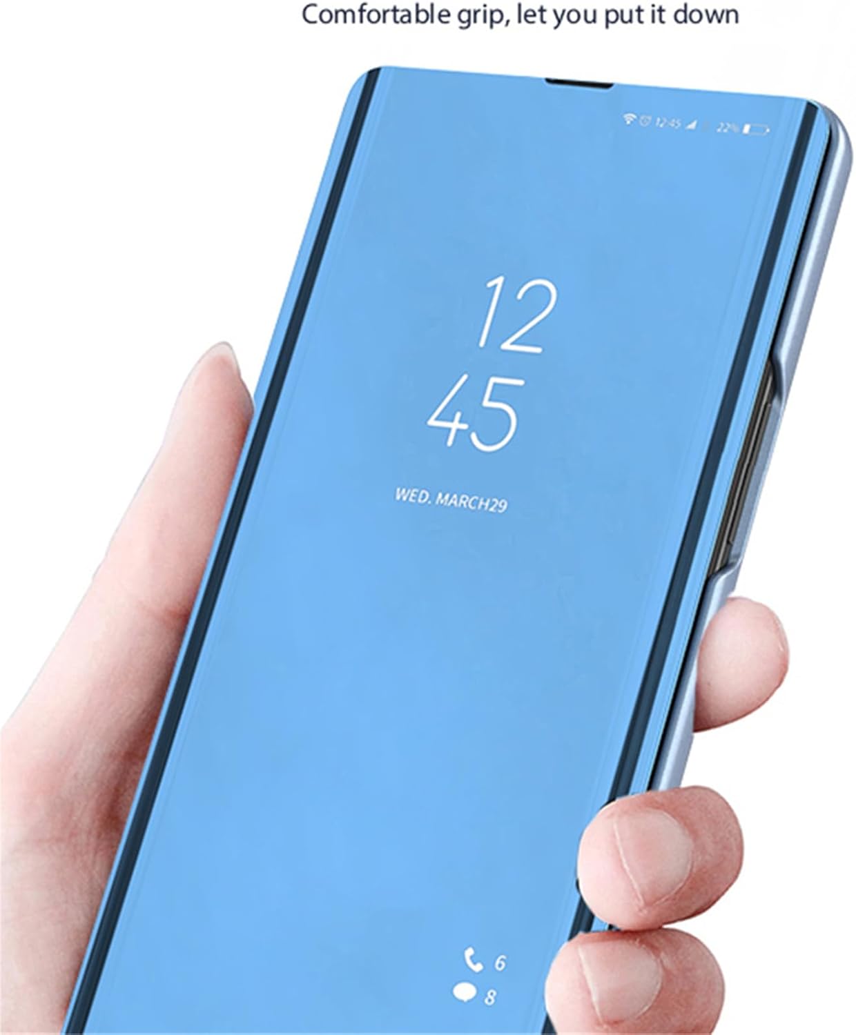 Funda con espejo para Samsung Galaxy S23 FE 5G para mujer, maquillaje al aire libre, bonita funda delgada para teléfono, protección completa, a