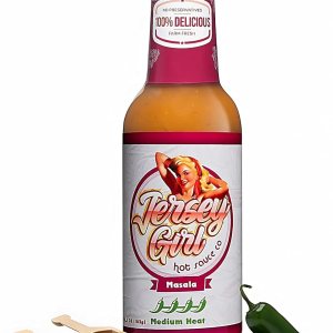 Jersey Girl Hot Sauce Co – Botella de salsa picante india Masala baja en sodio de 5.2 onzas Jersey Girl Hot Sauce Co – Botella de salsa picante india Masala baja en sodio de 5.2 onzas