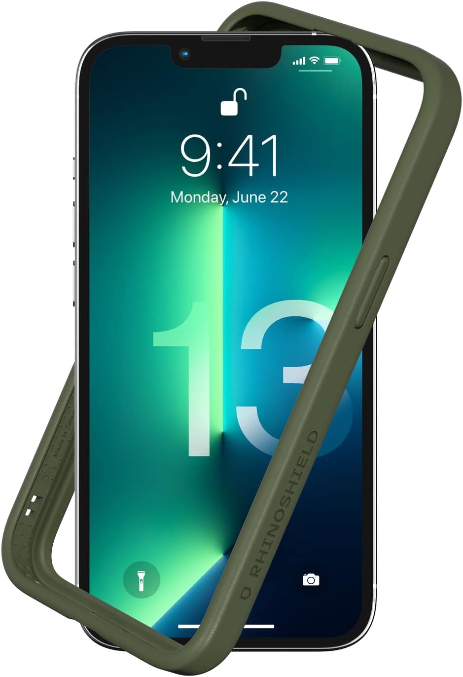 RhinoShield CrashGuard NX – Funda protectora de diseño delgado absorbente de golpes compatible con iPhone 1313 Pro, protección contra caídas de 11