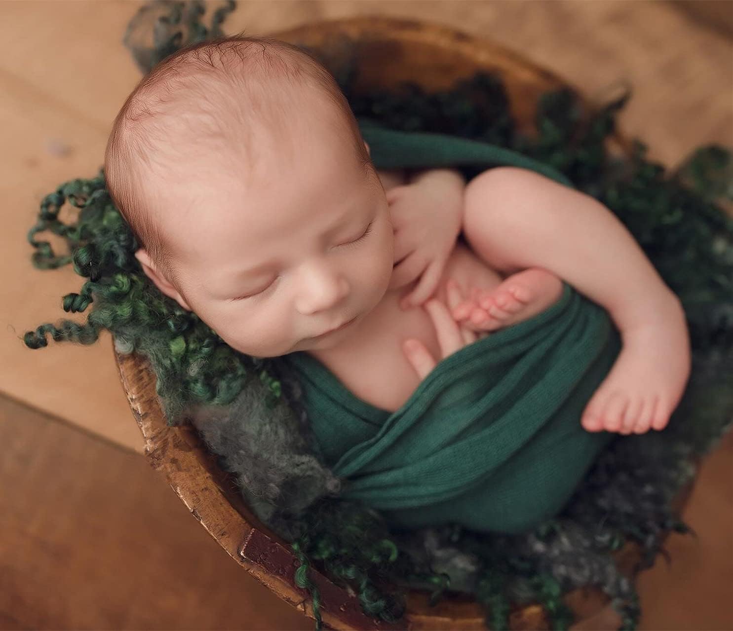 Manta de punto elástico para fotos de bebé recién nacido, para niños y niñas, sesión de fotografía