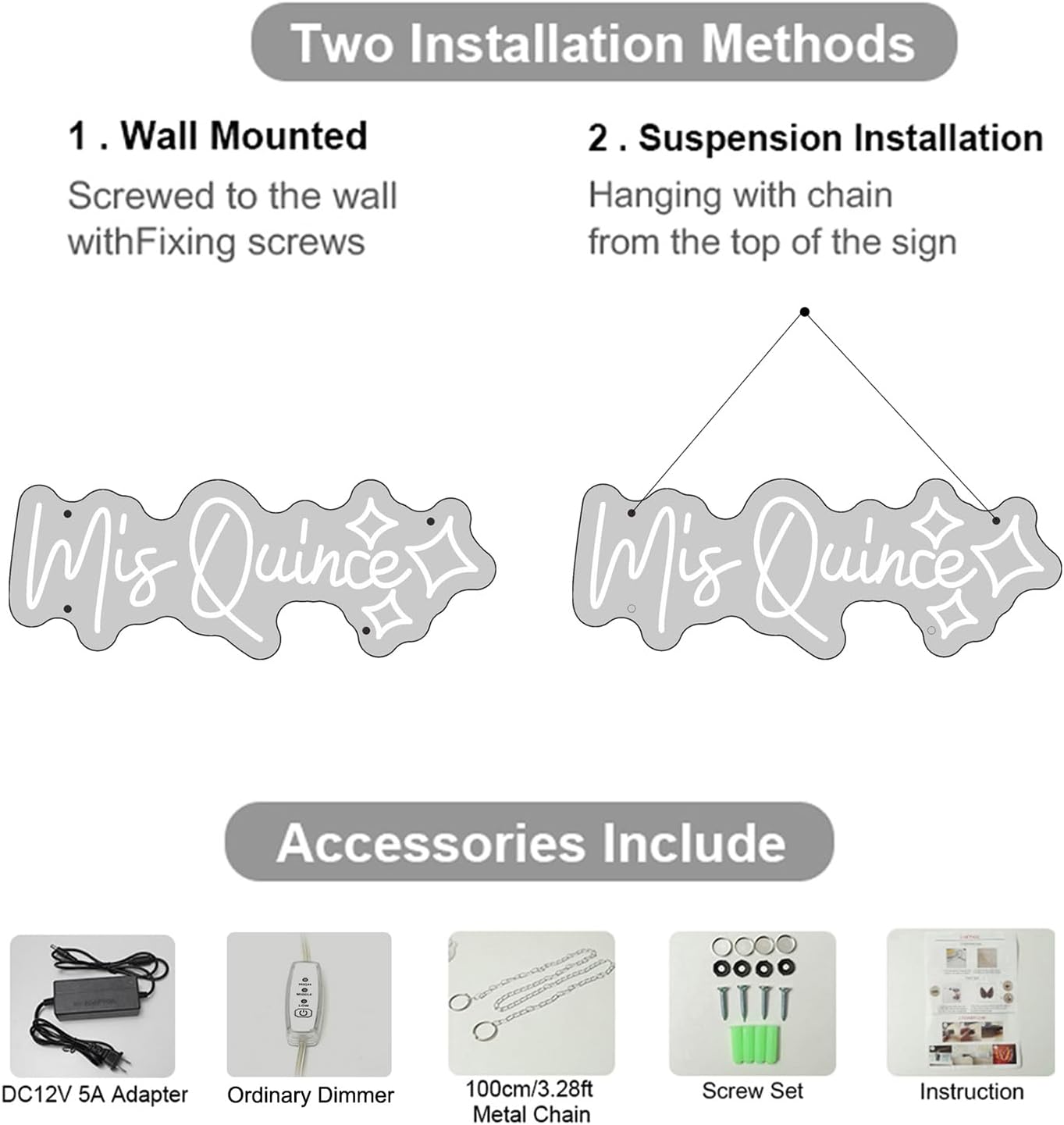 Letrero de neón de membrillo Mis para decoración de pared, letreros de neón personalizados con interruptor regulable para pared de dormitorio,