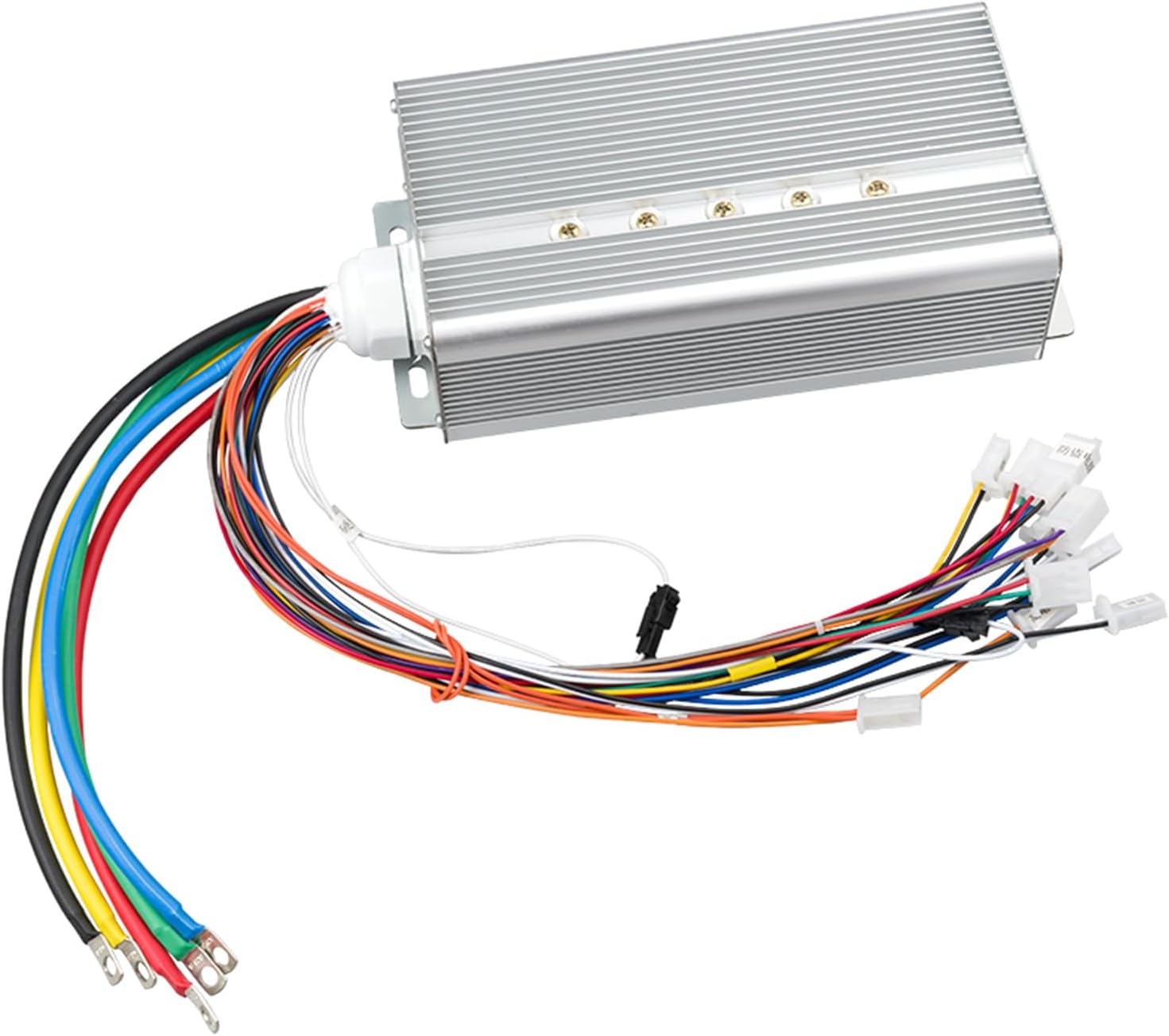 Kunray Controlador de motor DC sin escobillas 48V 2000W Controlador de velocidad de alta potencia 45A para motor eléctrico Controlador de bicicleta