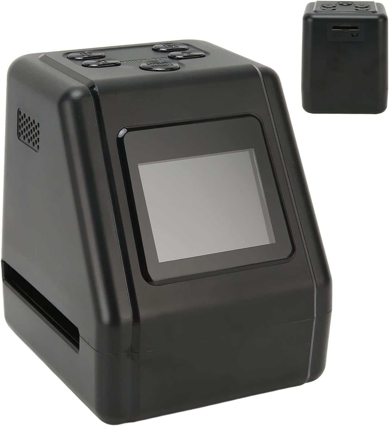 Escáner de película y diapositivas con pantalla LCD de 2.0 pulgadas, escáner de diapositivas de película Convertir 135 126 110 películas
