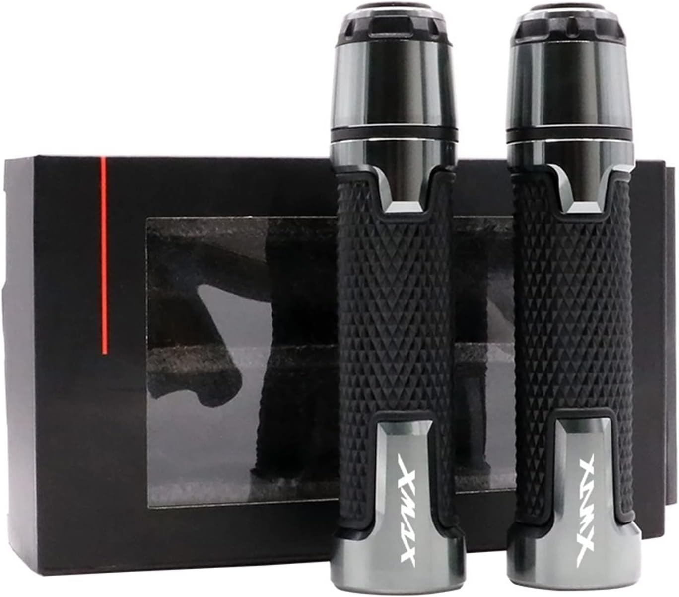 Xmax 22mm 78” Motorcycle Handlebar Handle Grips Ends for Yamaha Xmax 300 X-MAX 250 400 XMAX300 XMAX250 All Years