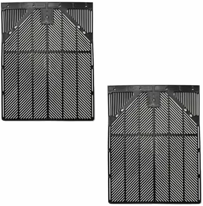 G-Force – Juego de 2 aletas aerodinámicas de 24 x 30 pulgadas para semirremolques de polietileno antivela, color negro