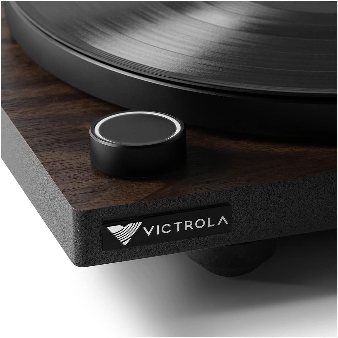 Victrola Premiere T1 Turntable – Elegante reproductor de discos de vinilo moderno, 33-13 y 45 RPM discos de vinilo y LPs, Bluetooth 5.0 integrado,