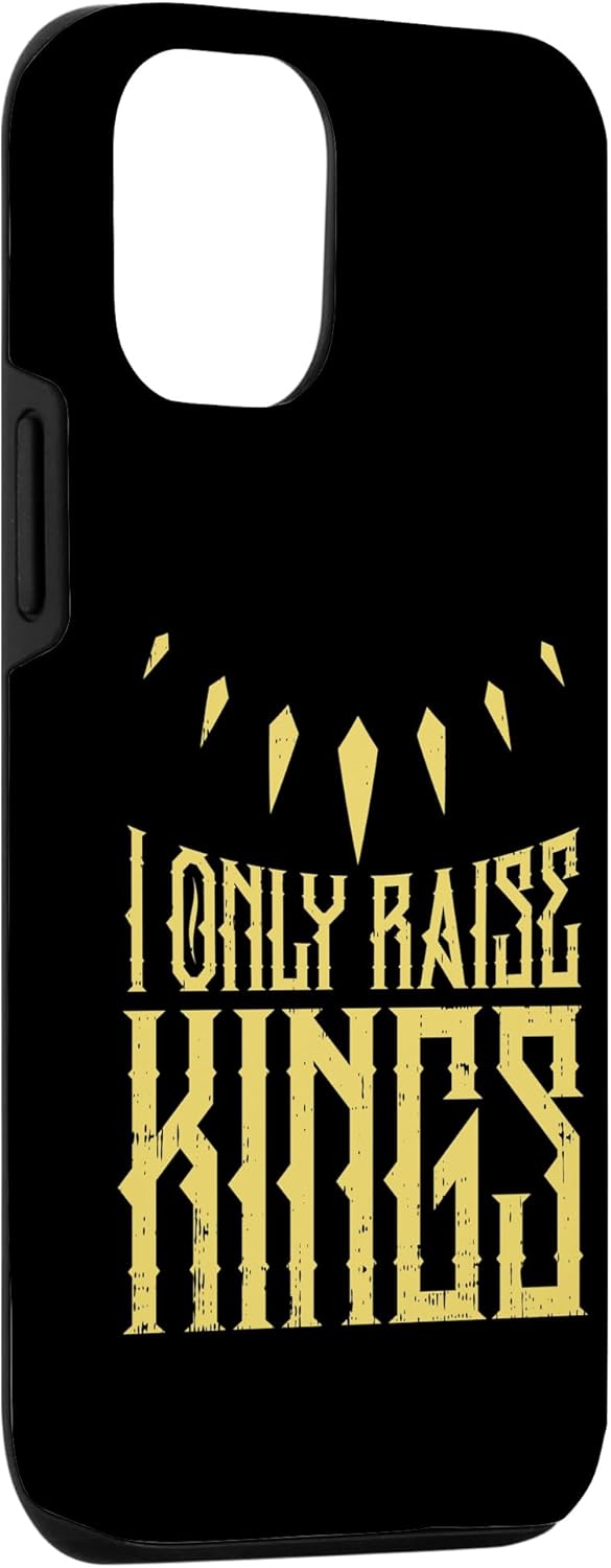 Funda de regalo para iPhone 13 I Only Raise Kings Black Pride African American Mom Dad