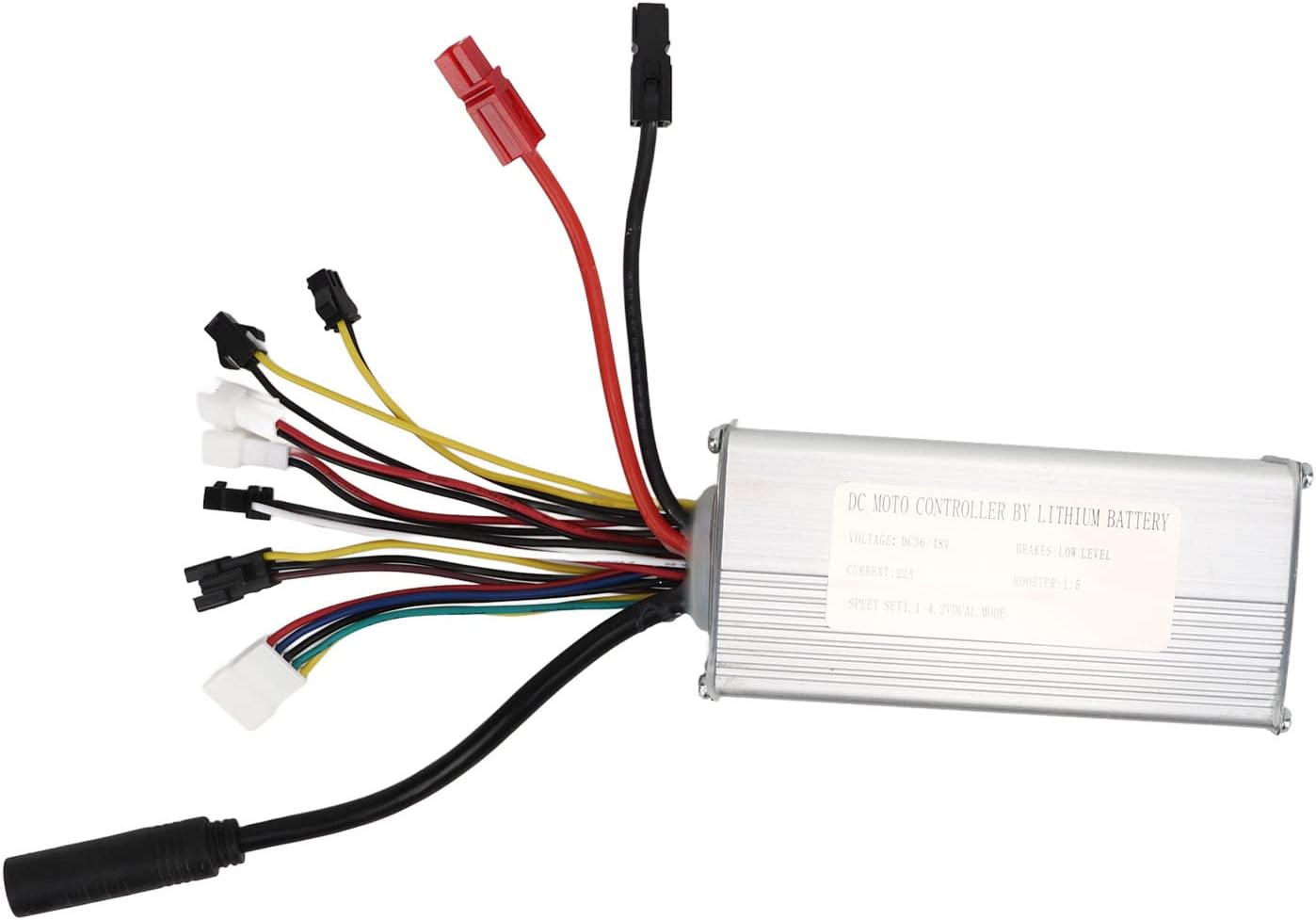 Fdit Kit de motor de cubo trasero de 48 V 500 W, modificación GD06 Kit de conversión de motor de cubo de bicicleta eléctrica con acelerador de
