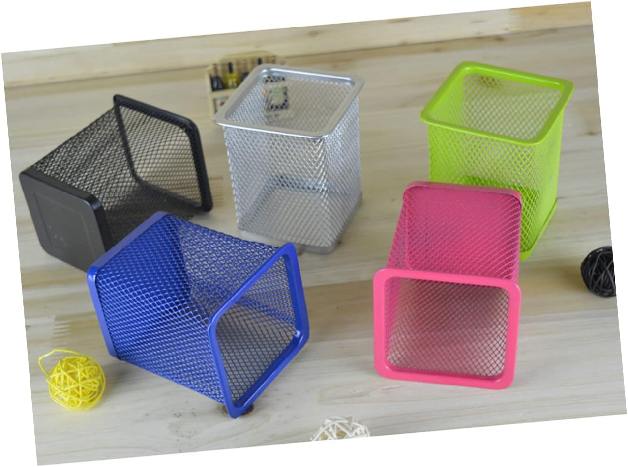 STOBOK 6 piezas de soporte para pinceles de arte, portalápices, tazas, bolígrafos, recipiente, organizador de lápices, organizador de bolígrafos