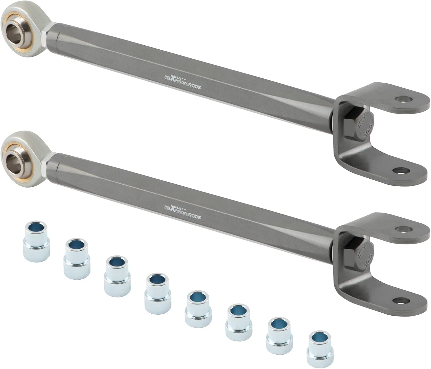 maXpeedingrods Puntera trasera para Nissan 350Z Z33 2003-2009, para Infiniti G35 2003-2007, punta trasera ajustable -2 a +2, gris