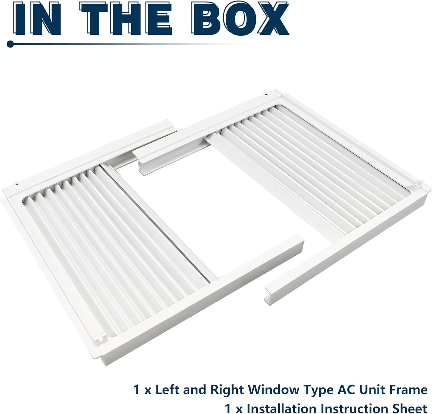 Panel lateral de aire acondicionado de ventana con marco, kit de cortina de paneles laterales de aislamiento de CA, se adapta a la mayoría de