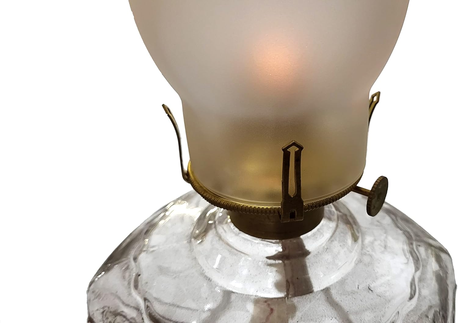 B&P Lamp Lámpara de cristal esmerilado de 2 12 pulgadas por 7 12 pulgadas para lámparas de estilo vintage y antiguo