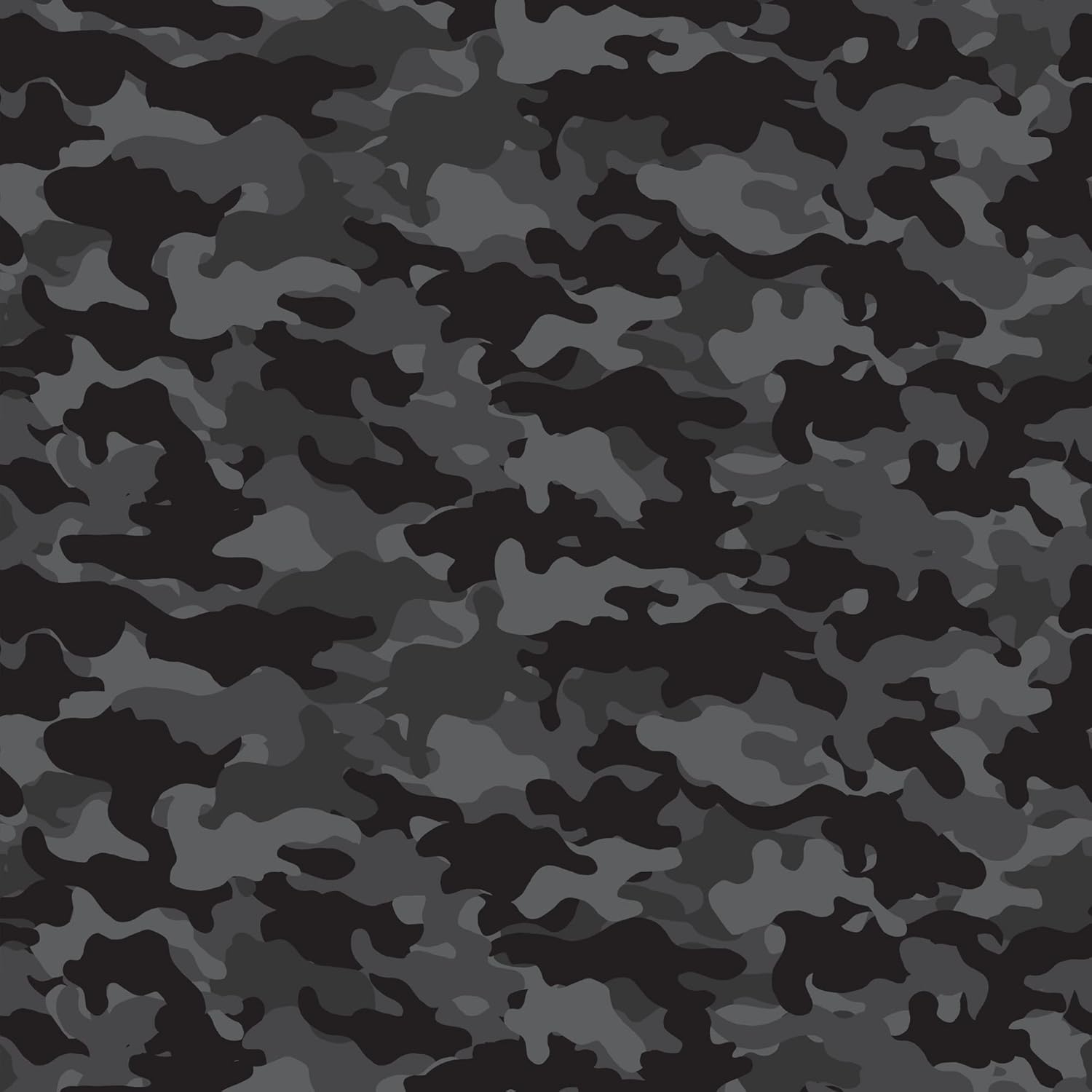 Black Army – Paquete de vinilo adhesivo permanente de camuflaje de 12 x 12 pulgadas, funciona con todos los cortadores de manualidades (4, mezcla y
