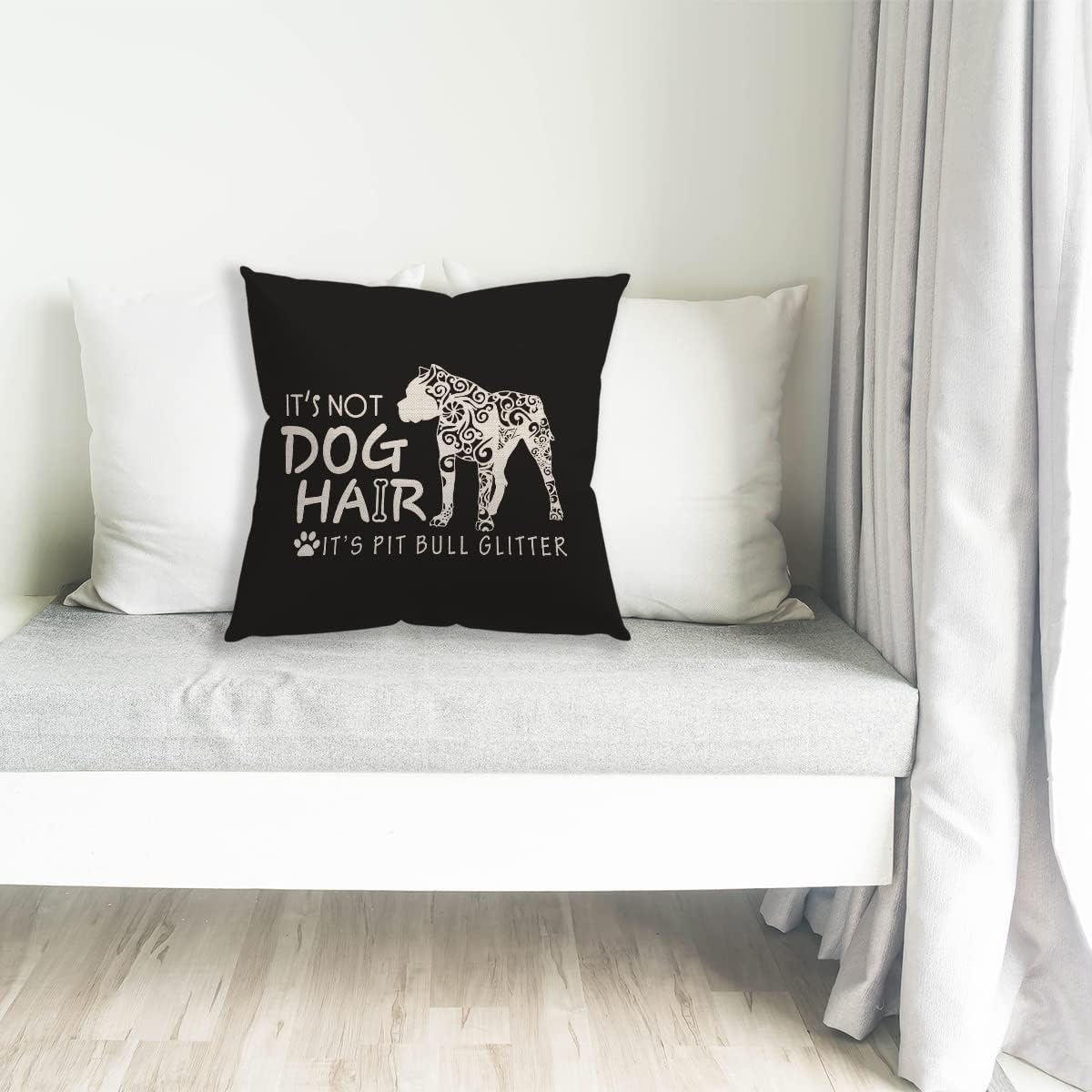 Fundas de almohada Pit Bull  Regalos para mamá Pit Bull para mujeres, fundas de almohada de franela de 18 x 18 pulgadas, regalos de Pit Bull para