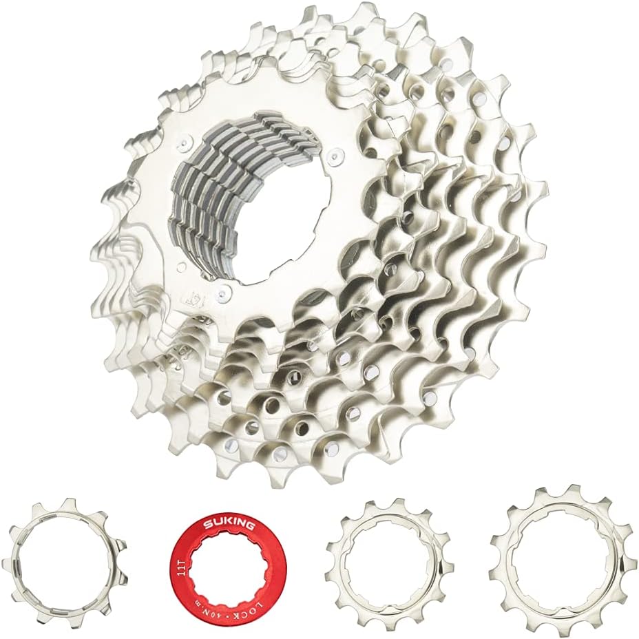 CYSKY Casete de 11 velocidades 11-25T11-28T11-32T11-36T11-40T11-42T11-46T11-50T Compatible con ShimanoSunraceSram Bike Freewheel, apto para