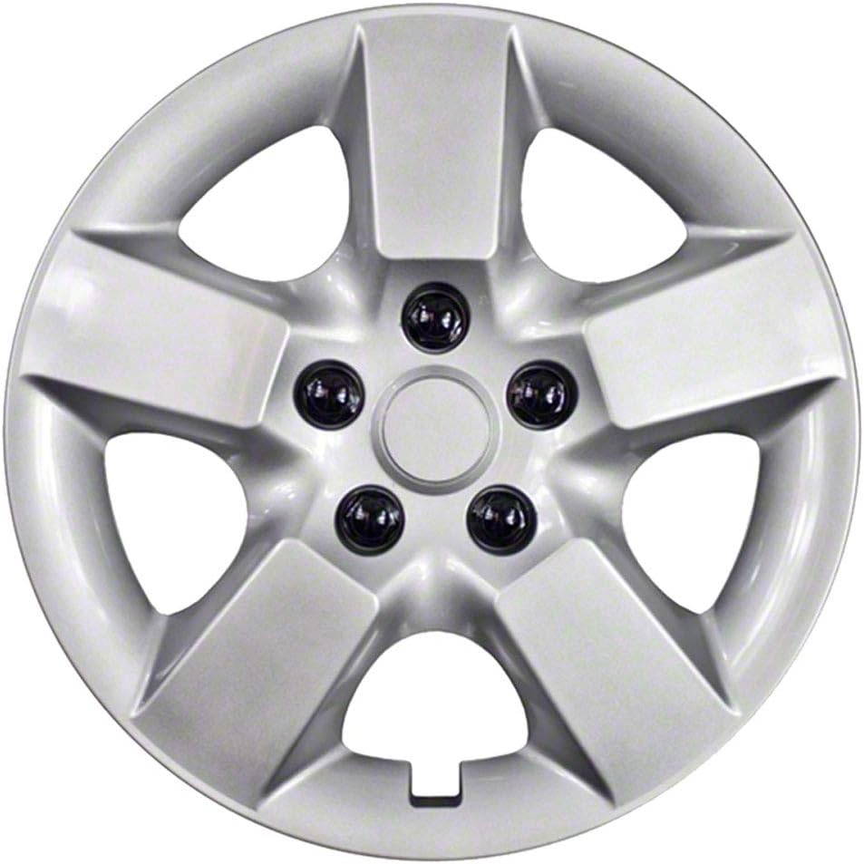 Juego de 4 tapacubos plateados de 16″ para Nissan Rogue 2008-2015