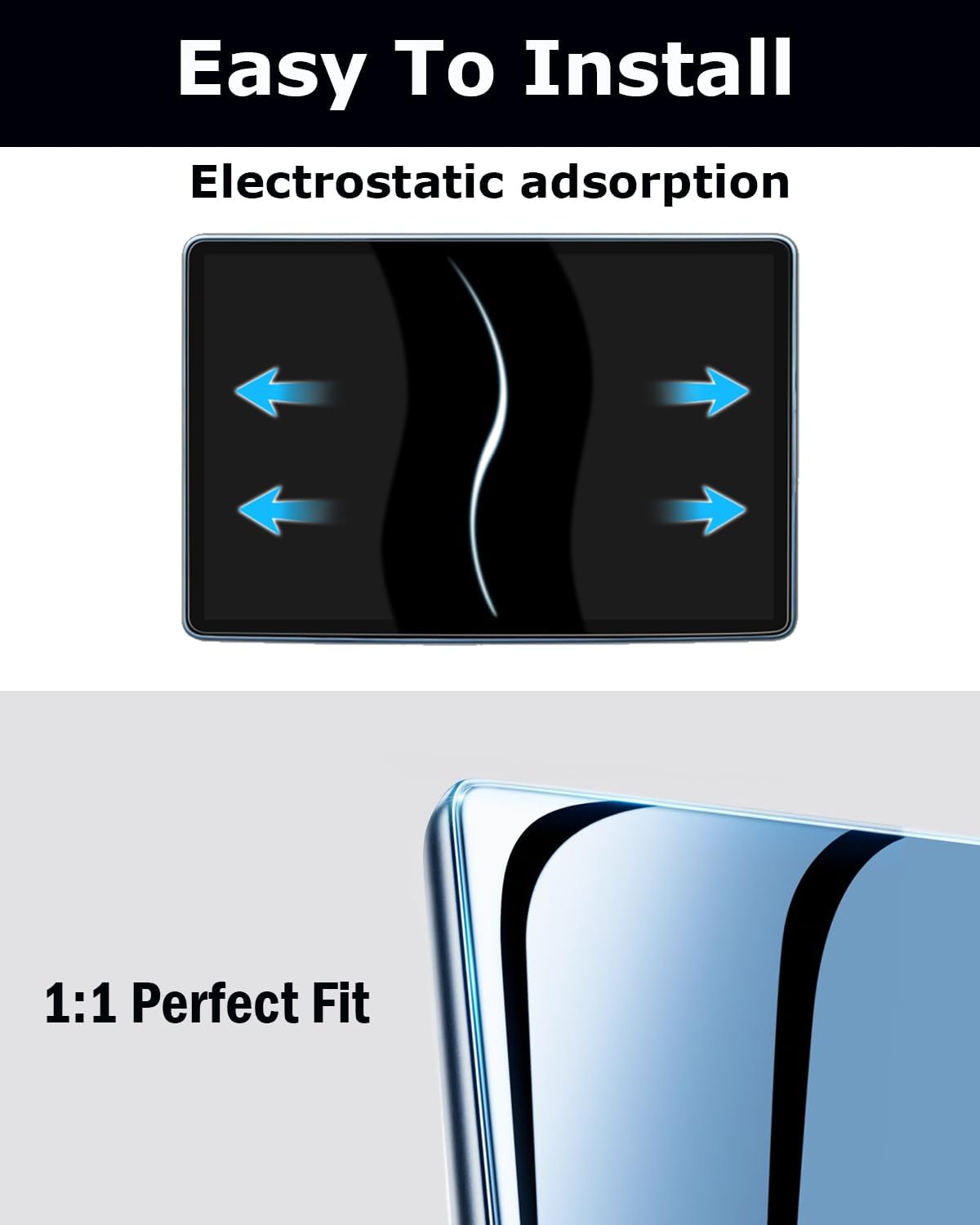 Protector de pantalla para Prius 2023 2024 2025, película protectora de vidrio templado de 12.3 pulgadas para Toyota Prius 15 generación, 9H