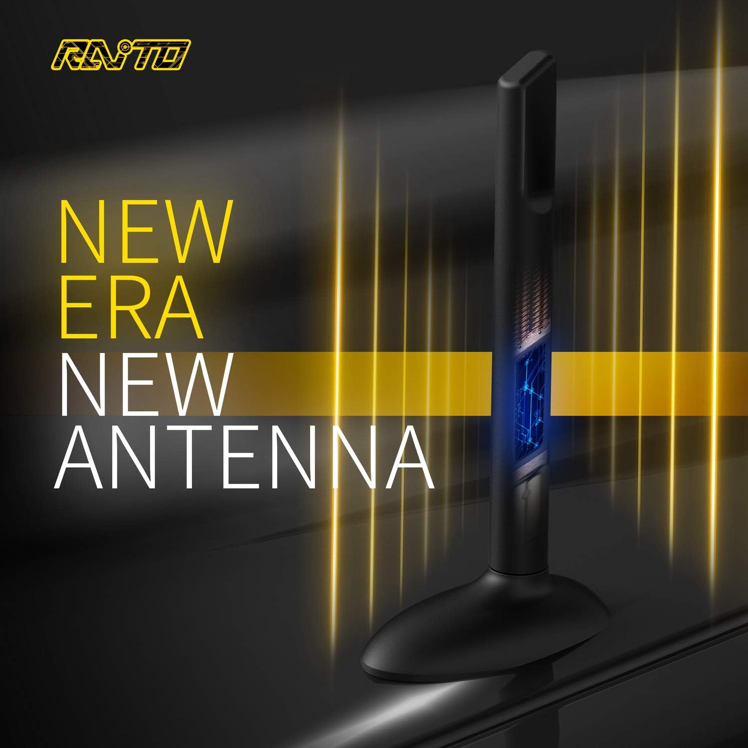 RAITO Antena corta de radio AM FM de 4.8 pulgadas compatible con Tacoma 1995-2016