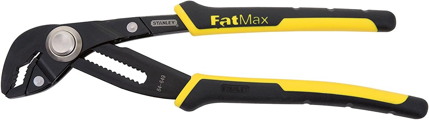 Stanley 84-649 FatMax – Alicates para juntas de ranura de bloqueo de empuje, 12 pulgadas