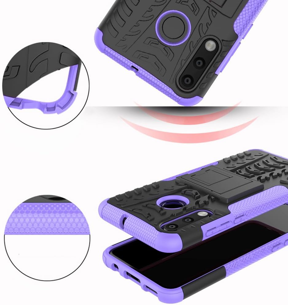 Asuwish Funda para teléfono Huawei P30 LiteNova 4E con protector de pantalla de vidrio templado y soporte delgado, híbrida, resistente, funda