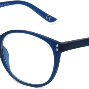 Foster Grant Joey – Gafas de lectura unisex con luz azul antiniebla, color azul marino de goma mate, 1.969 in de EE. UU, Azul marino de goma mate Foster Grant Joey – Gafas de lectura unisex con luz azul antiniebla, color azul marino de goma mate, 1.969 in de EE. UU, Azul marino de goma mate