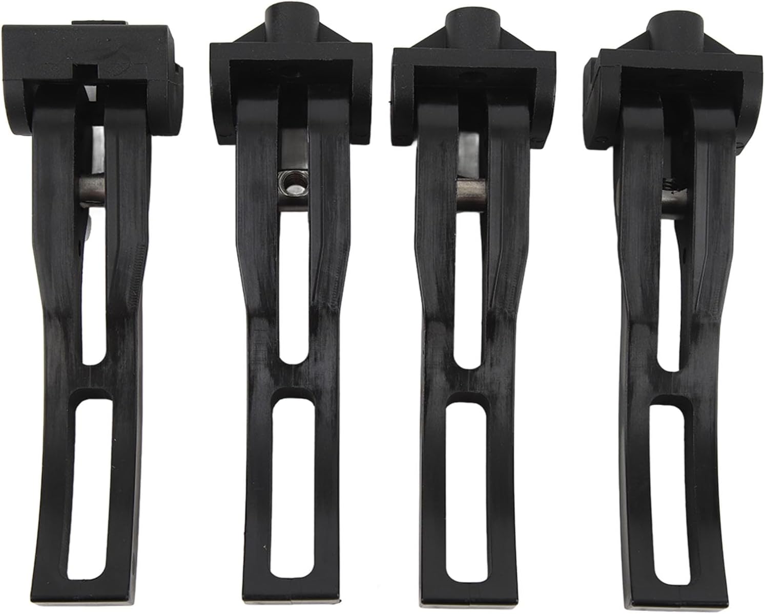 Cubierta triple para camión, 4 piezas, cubierta de abrazadera de triple pliegue, ajuste universal para camión plegable duro o suave, cubierta triple