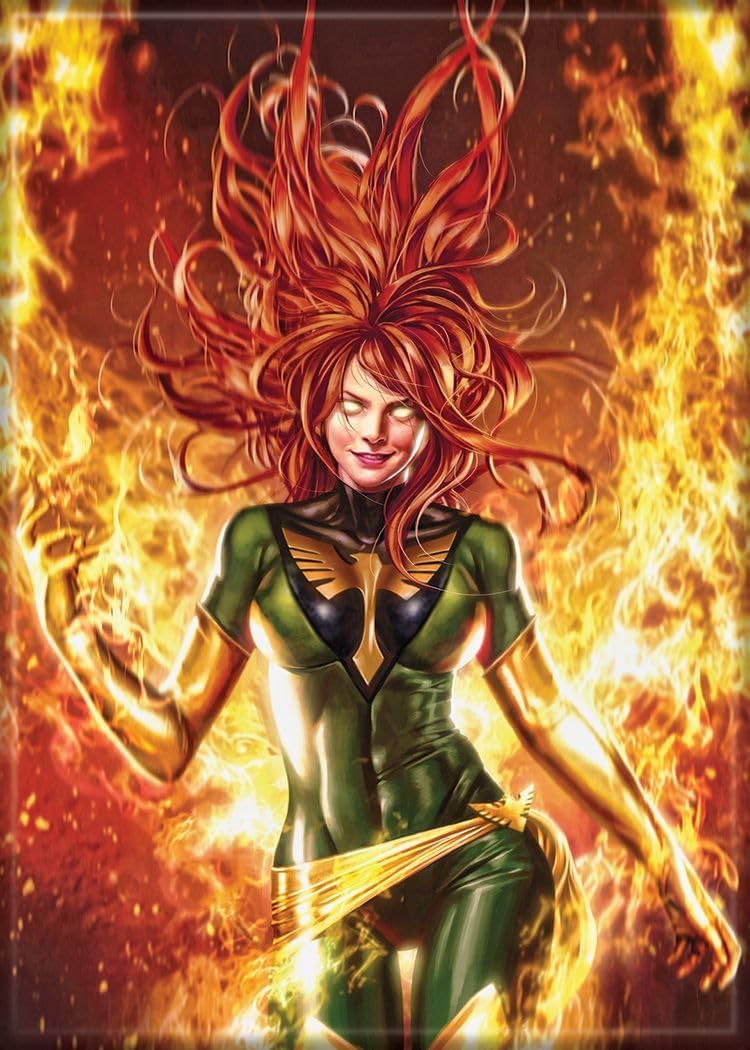 Ata-Boy Marvel Comics Phoenix Resurrection Return of Jean Grey #1 Inhyuk Lee Variant Cover 2.5 X 3.5 pulgadas imán para taquillas y refrigeradores