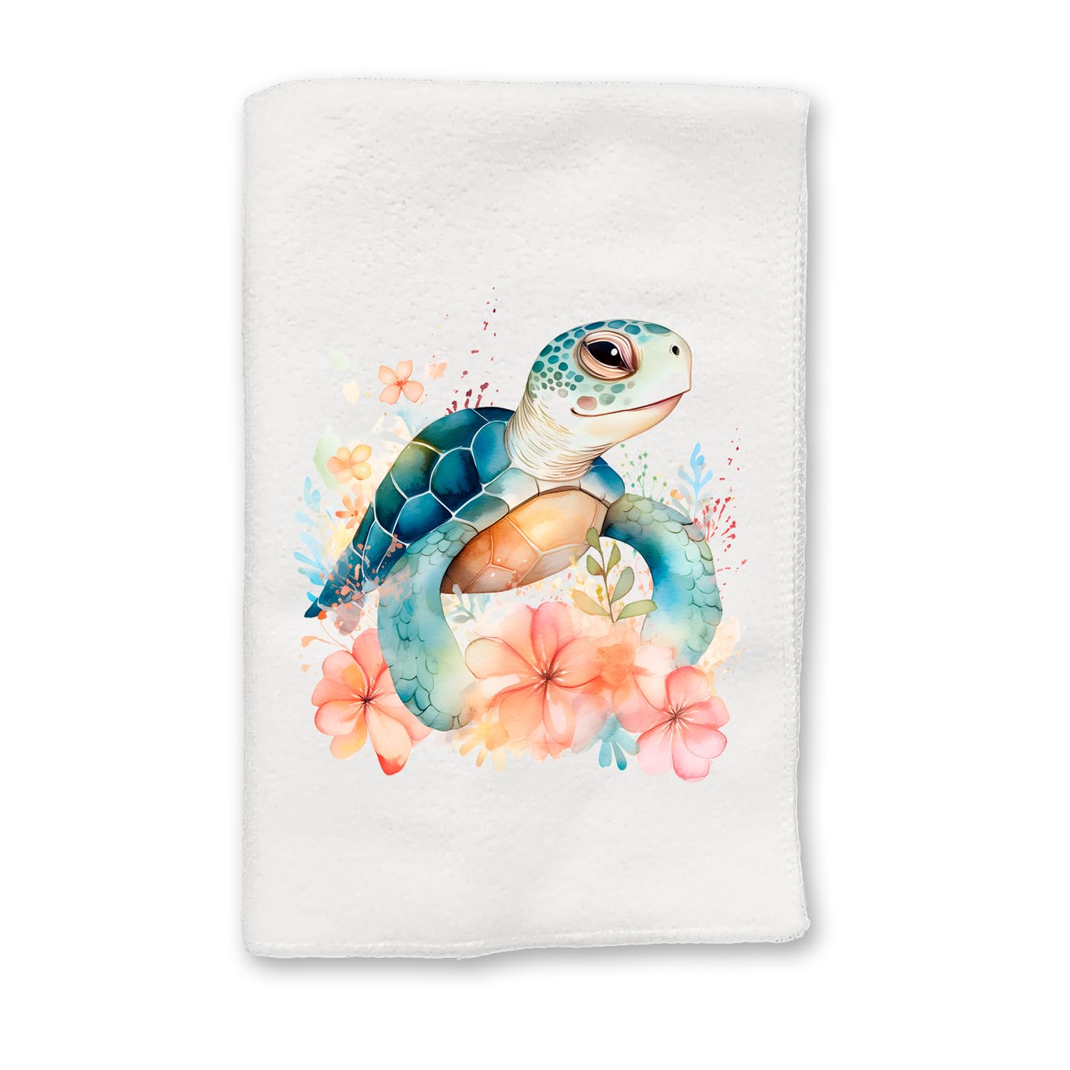 Adorable Sealife Ocean Aquatic Baby Turtles Decorative Towel  Nursery Home Kitchen Bathroom Decoration  Summer Spring Christmas Fall Gift Present