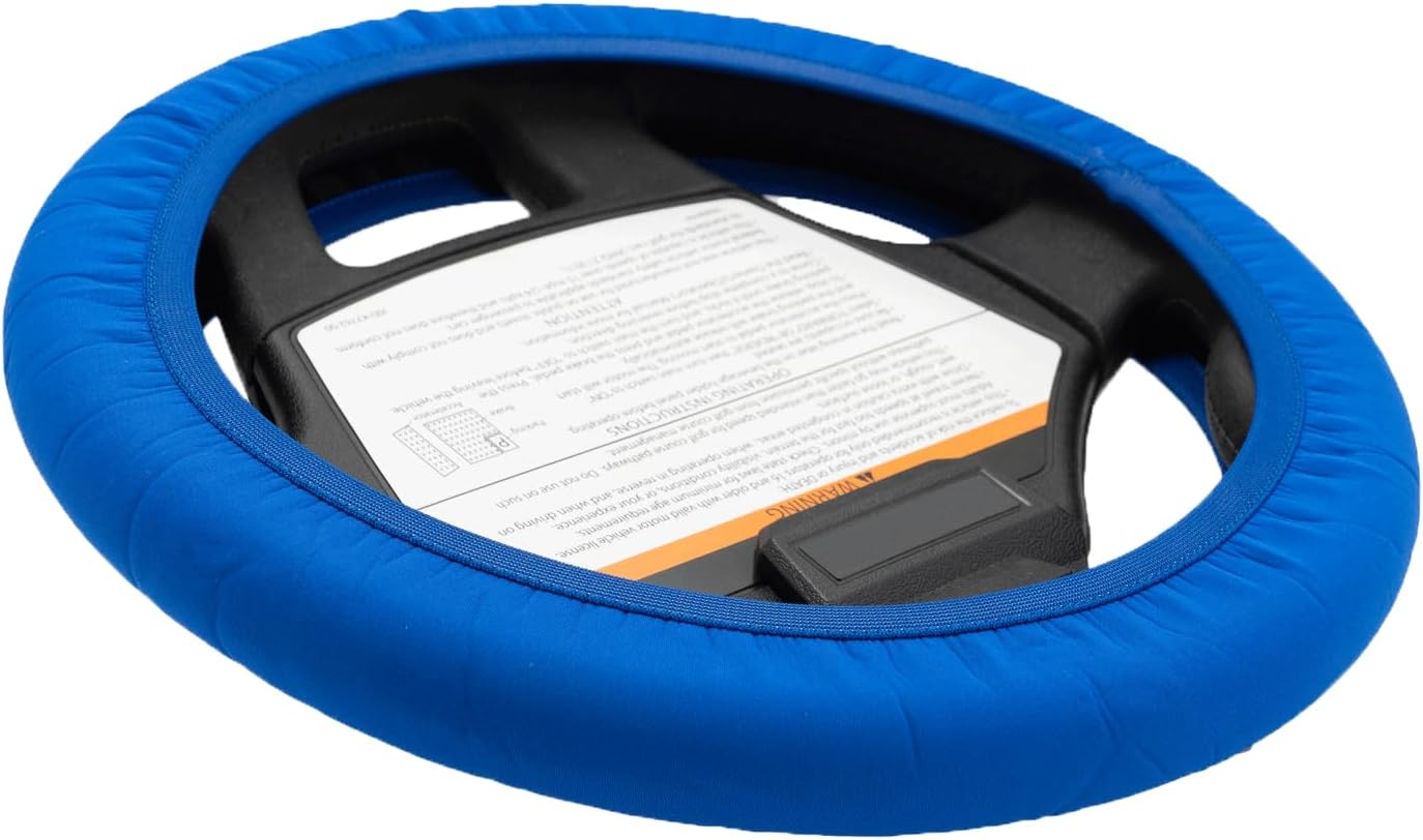 Funda de neopreno para volante de carrito de golf, ajuste universal (13-15 pulgadas), ligera, portátil, lavable a máquina, confiable por