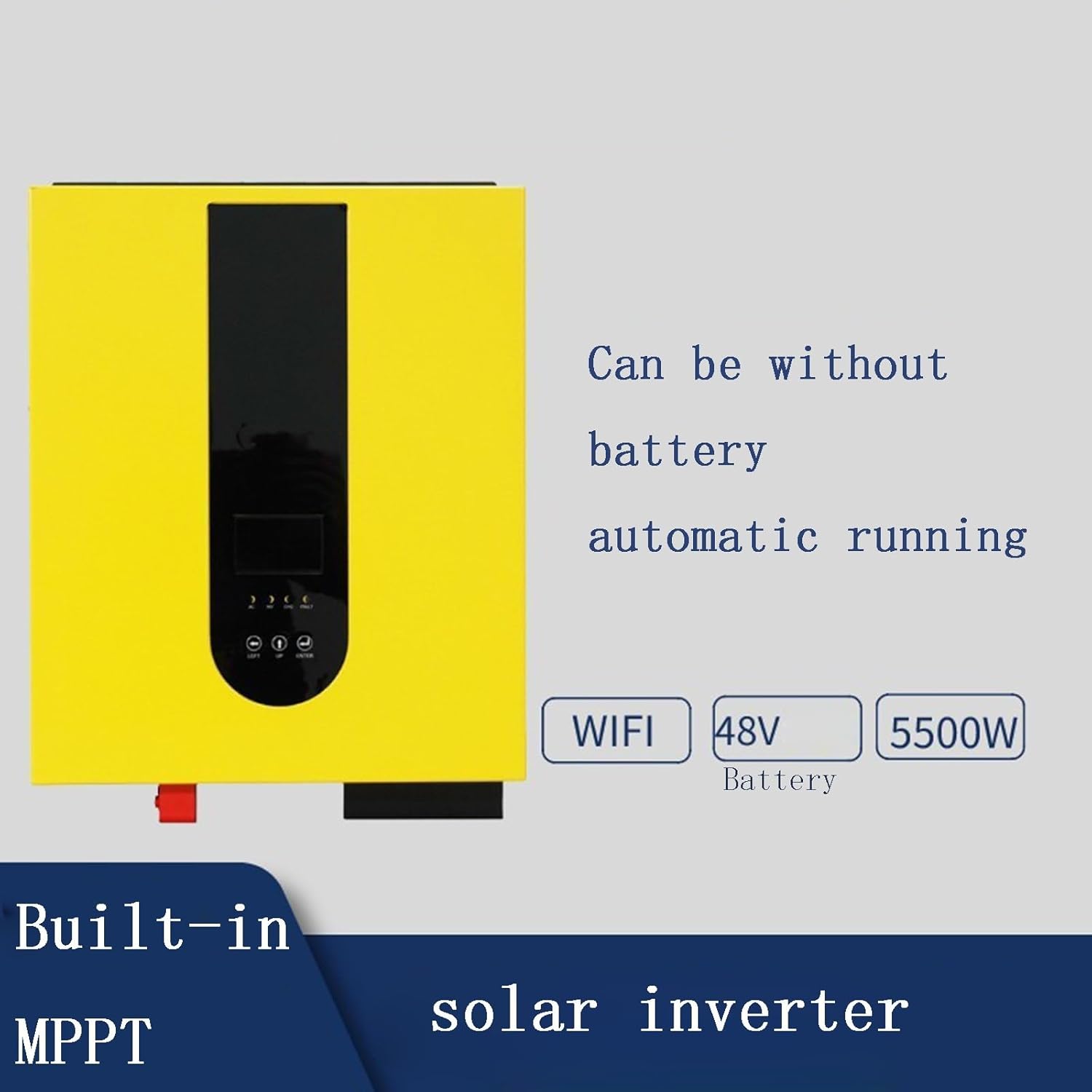 Inversor solar doméstico 3.55.5KW Control de inversor de onda sinusoidal pura Máquina integrada Controlador fotovoltaico MPPT incorporado de alta