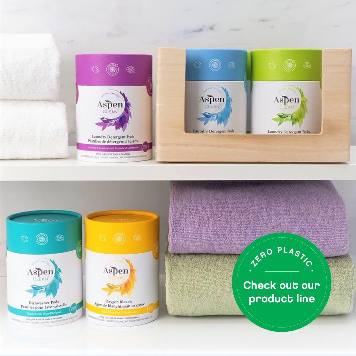 cápsulas de lavandería sin perfume y embalaje mejorado, cero plástico, vegano, detergente natural hipoalergénico para ropa, verificado por EWG – 36